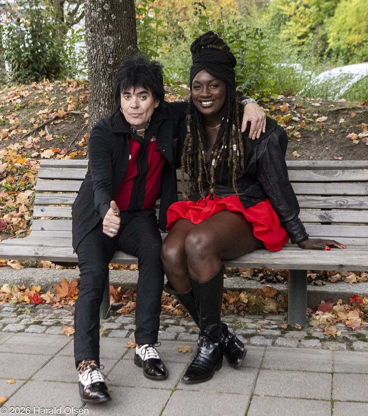 Petter Baarlie og Adama Janlo. 